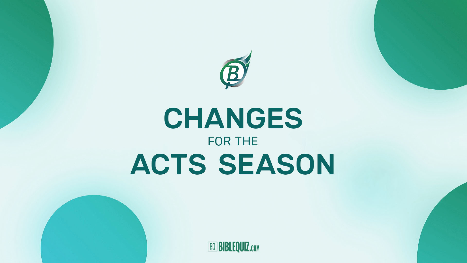 Changes to 2024-2025 TBQ Season over Acts